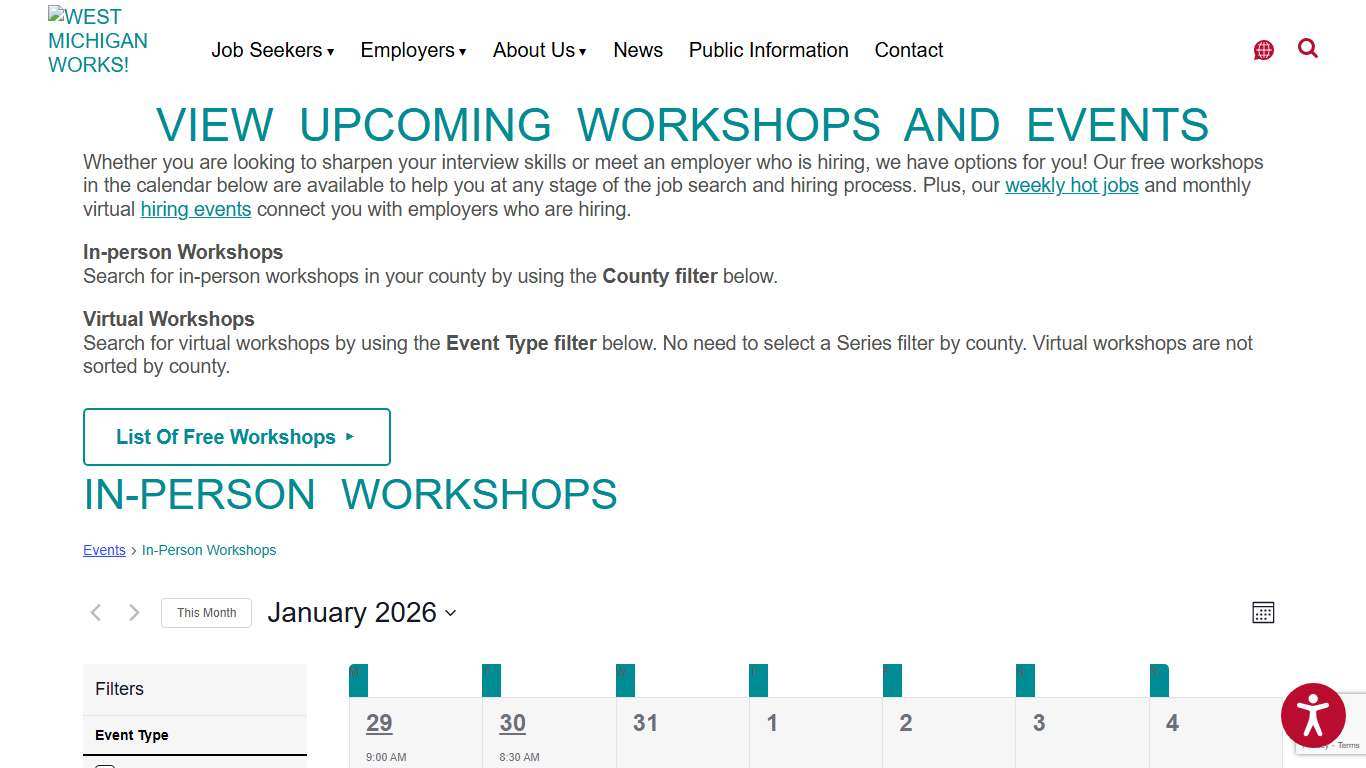 Events for January 2026 › In-Person Workshops › West Michigan Works!